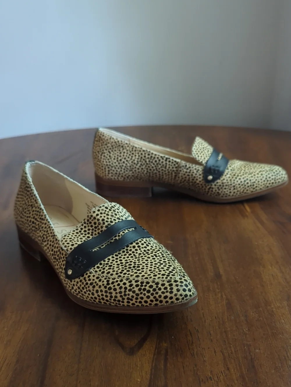 Sole Society Jessica Loafers Real Cow Fur Upper size‎ 7